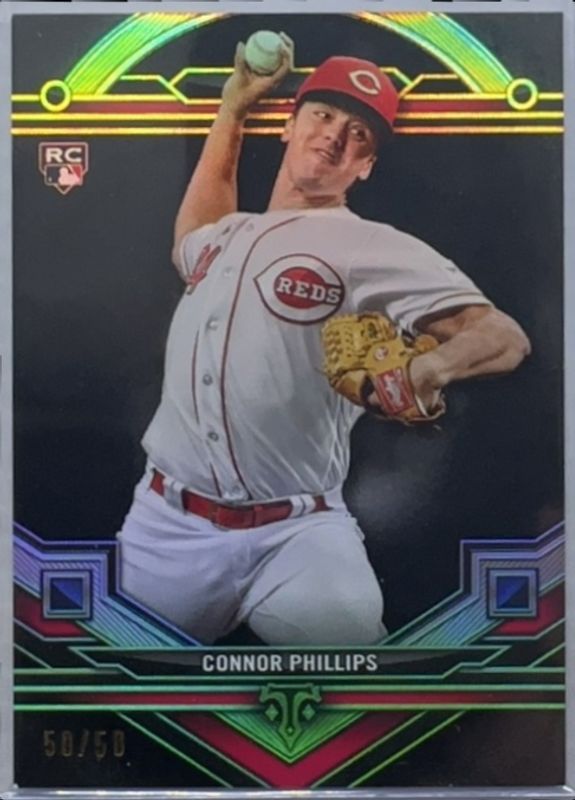 Connor Phillips 2024 Topps Triple Threads #35 Onyx /50 Rookie RAW