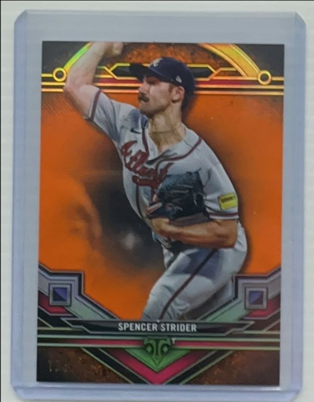 Spencer Strider 2024 Topps Triple Threads #88 Amber /199 RAW