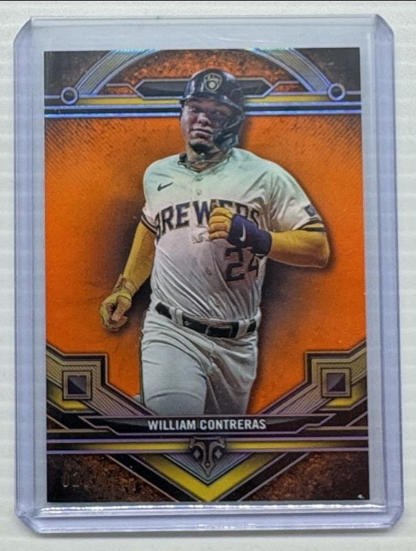 William Contreras 2024 Topps Triple Threads #74 Amber /199 RAW