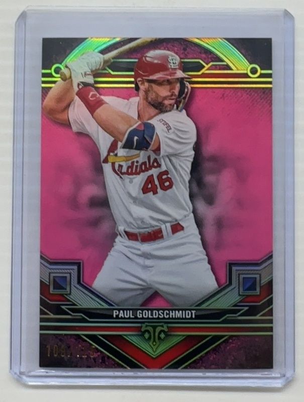 Paul Goldschmidt 2024 Topps Triple Threads #186 Tourmaline /125 RAW
