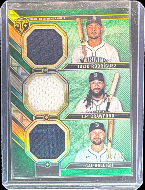 2024 Topps Triple Threads #RCC-RCR Relic Combos - Emerald /18