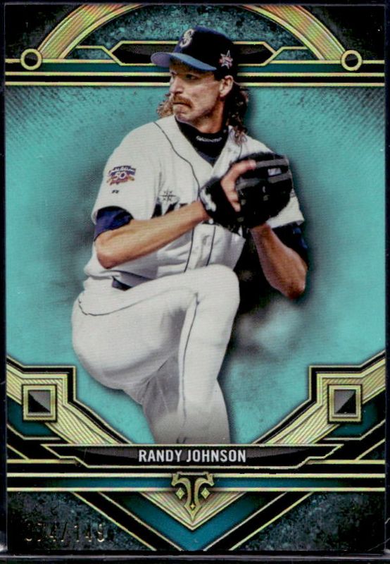 Randy Johnson 2024 Topps Triple Threads #104 Aquamarine /149 RAW
