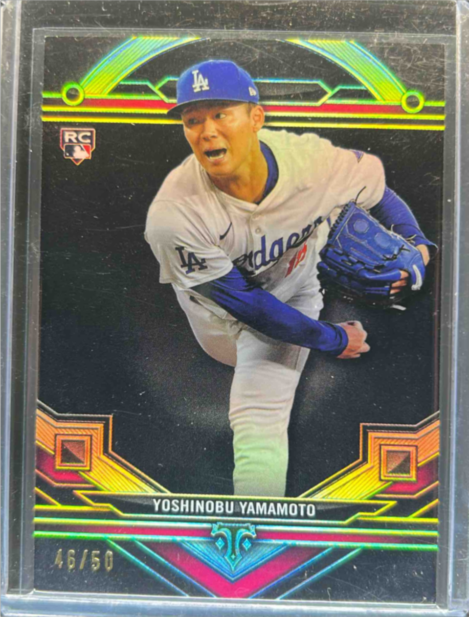 Yoshinobu Yamamoto 2024 Topps Triple Threads #163 Onyx /50 Price