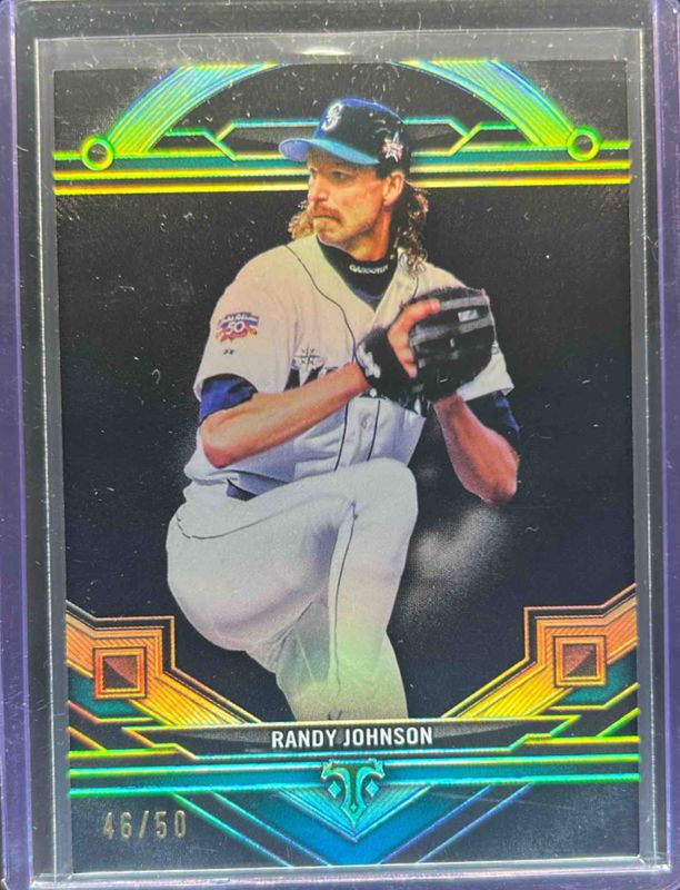 Randy Johnson 2024 Topps Triple Threads #104 Onyx /50 RAW