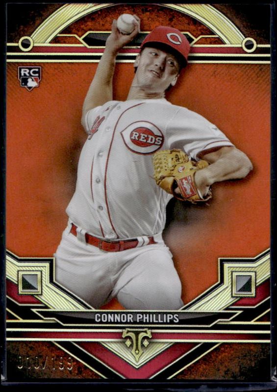 Connor Phillips 2024 Topps Triple Threads #35 Amber /199 Rookie RAW
