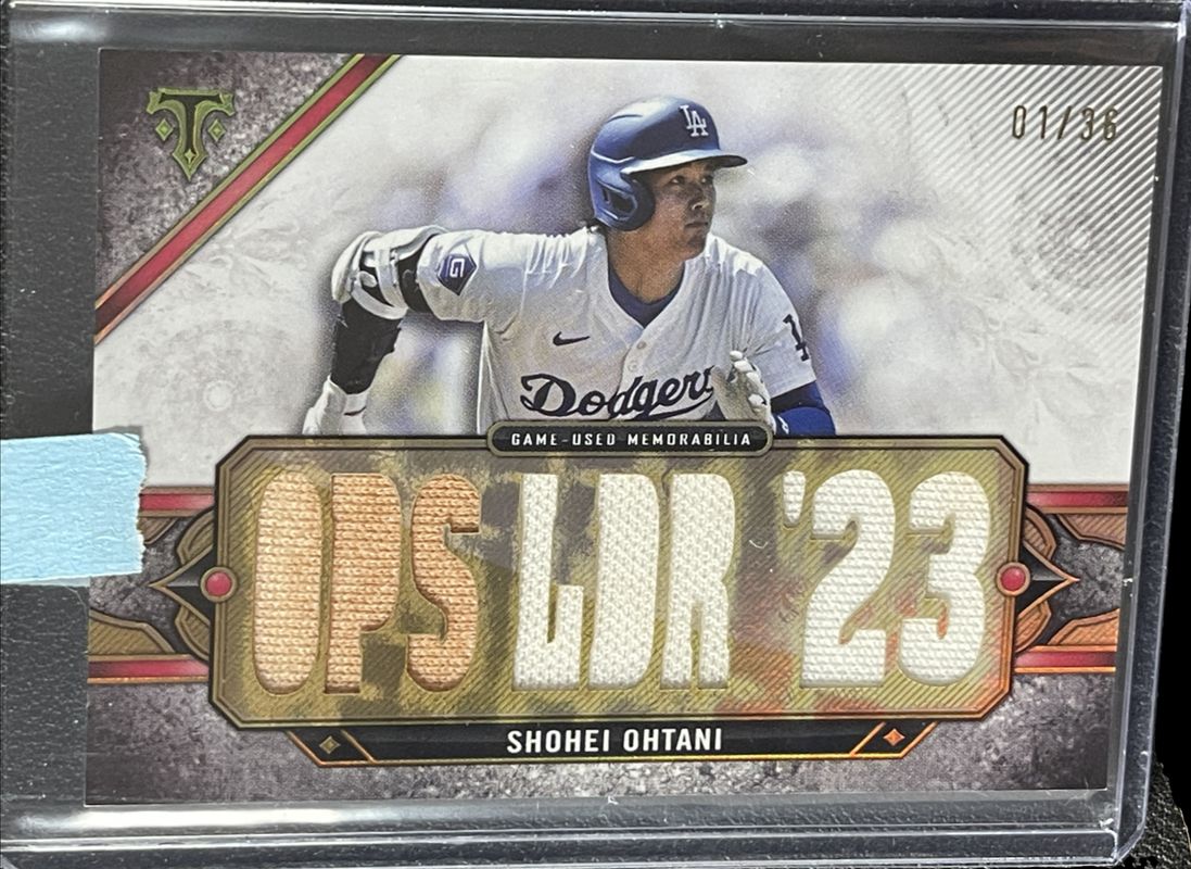 Shohei Ohtani 2024 Topps Triple Threads #TTR-SHO3 Relics /36 Price