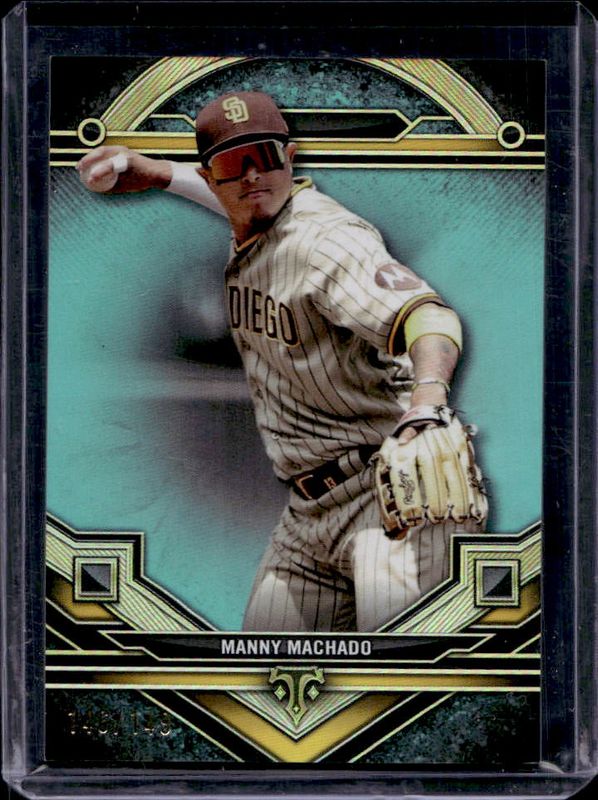 Manny Machado 2024 Topps Triple Threads #138 Aquamarine /149 RAW