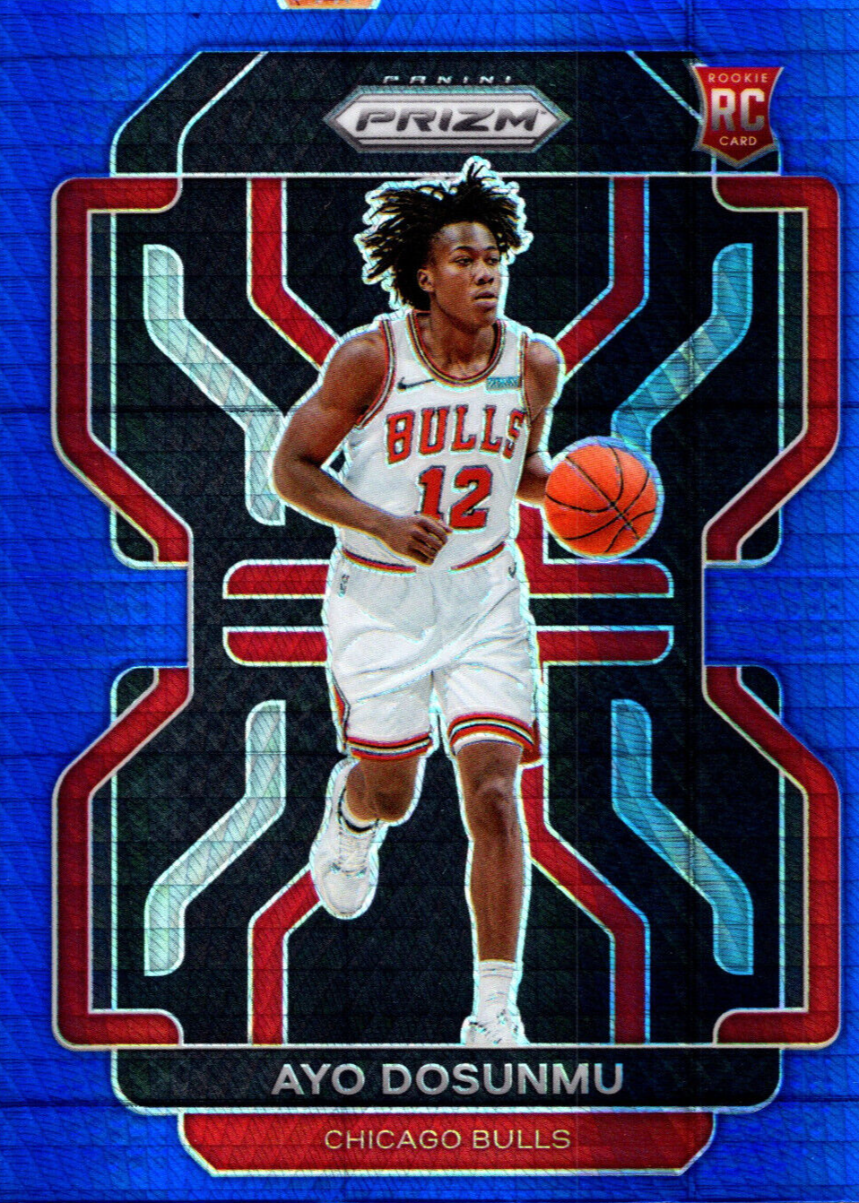 Ayo Dosunmu 2021 Prizm #271 Factory Set Blue Hyper Price