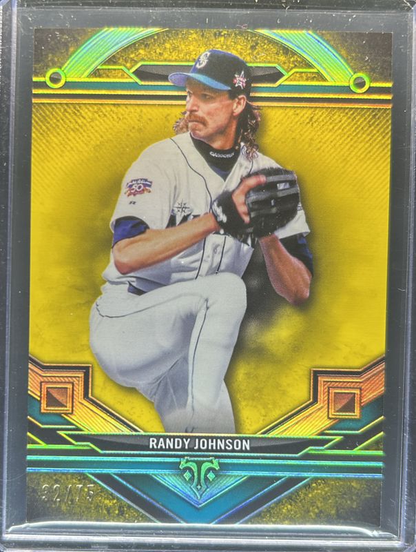 Randy Johnson 2024 Topps Triple Threads #104 Citrine /75 RAW