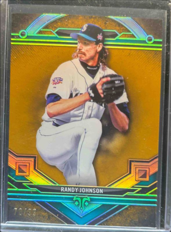 Randy Johnson 2024 Topps Triple Threads #104 Gold /99 RAW