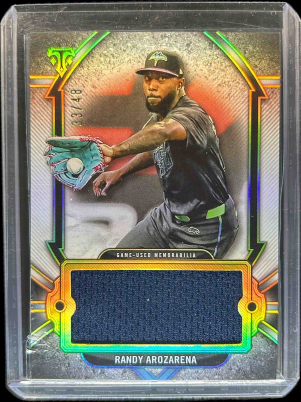 Randy Arozarena 2024 Topps Triple Threads #SJR-RAR Single Jumbo Relics /48 RAW