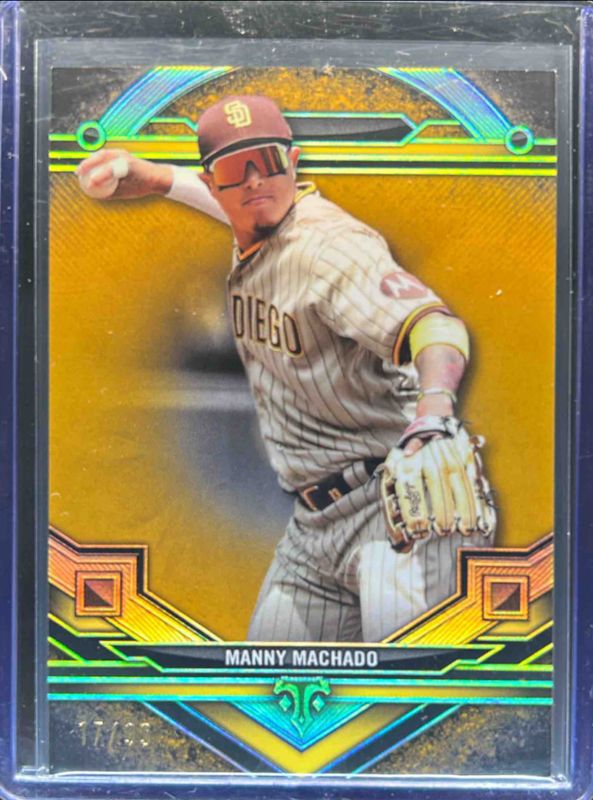 Manny Machado 2024 Topps Triple Threads #138 Gold /99 RAW