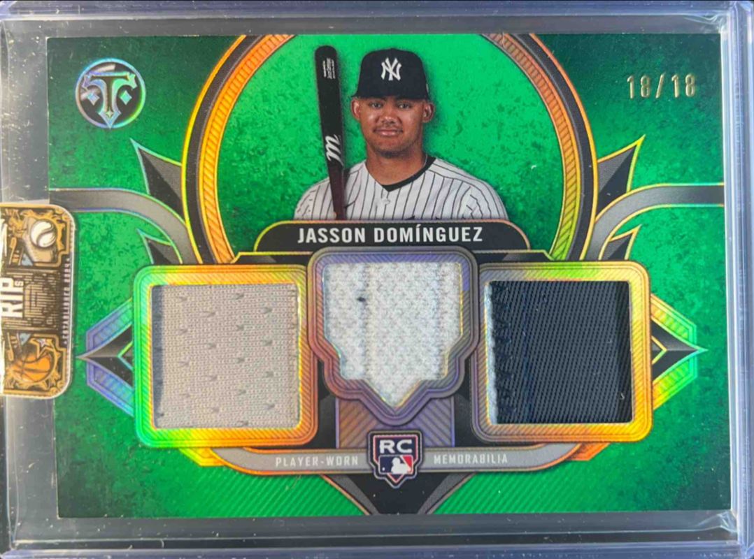 Jasson Dominguez 2024 Topps Triple Threads #RTR-JD Rookie Team