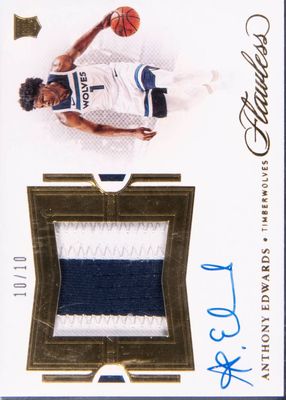 2020 Flawless #FPA-ANT Flawless Patch Autographs - Gold /10