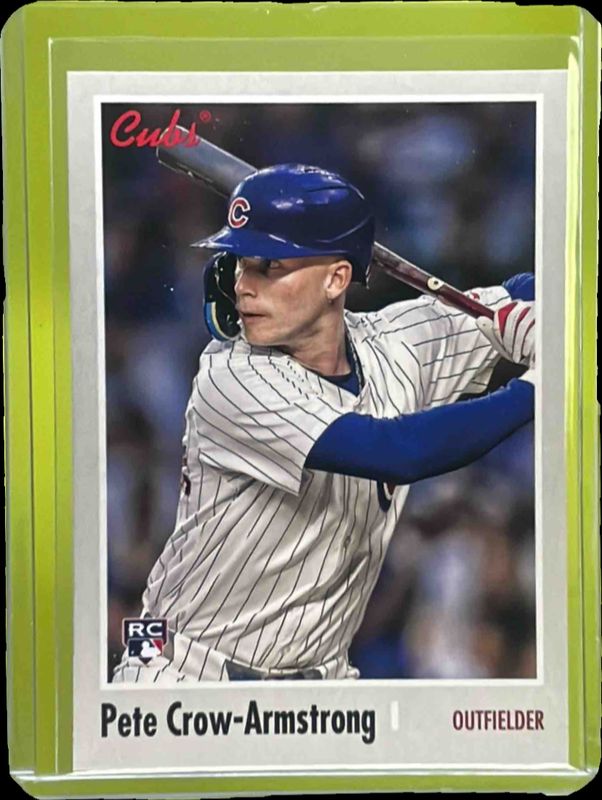 Pete Crow-Armstrong 2024 Topps Archives #146 1970 Topps Design Variations Rookie RAW