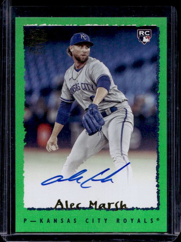 2024 Topps Archives #95FF-AM 1995 Fan Favorites Autographs - Green Foilboard /99