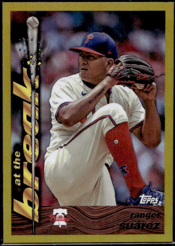 Ranger Suarez 2024 Topps Archives #95ATB-11 1995 At the Break - Gold Foilboard /50 RAW
