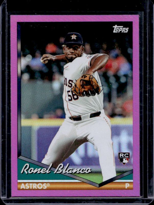 Ronel Blanco 2024 Topps Archives #279 Pink Foilboard Rookie RAW