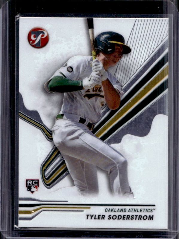Tyler Soderstrom 2024 Topps Pristine #195 Base Rookie RAW