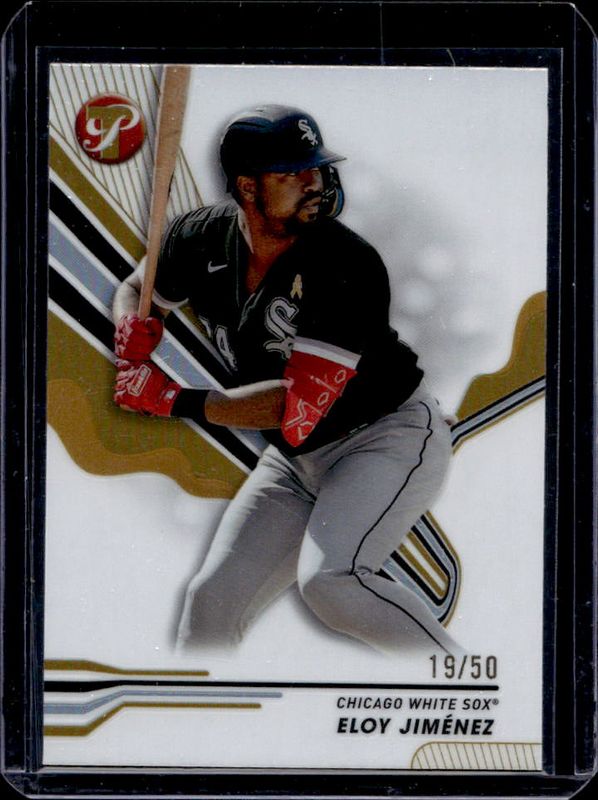 Eloy Jimenez 2024 Topps Pristine #70 Gold Refractor /50 RAW