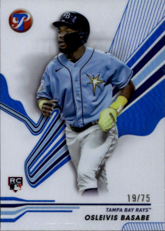 Osleivis Basabe 2024 Topps Pristine #239 Blue Refractor /75 Rookie RAW