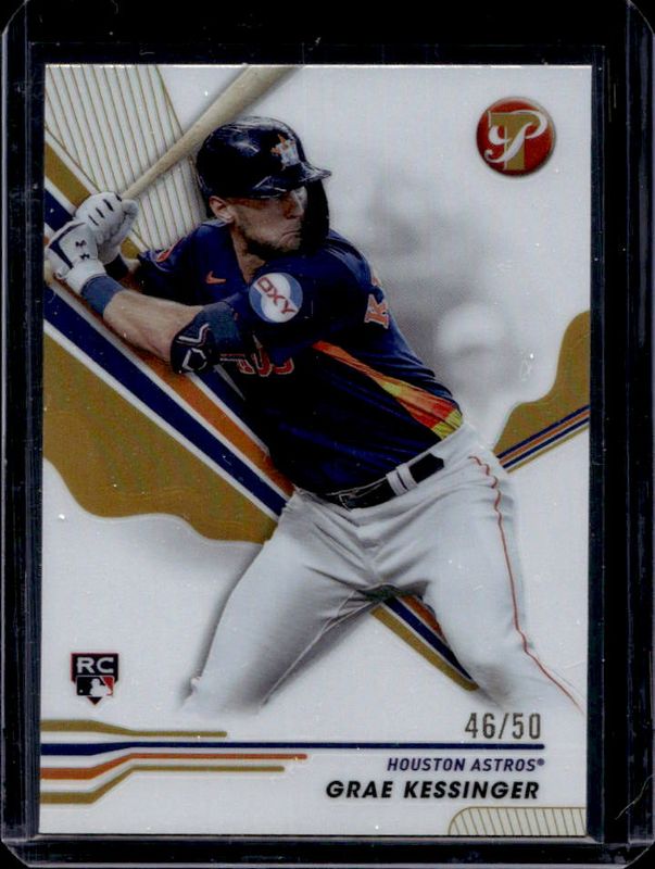 Grae Kessinger 2024 Topps Pristine #50 Gold Refractor /50 Rookie RAW