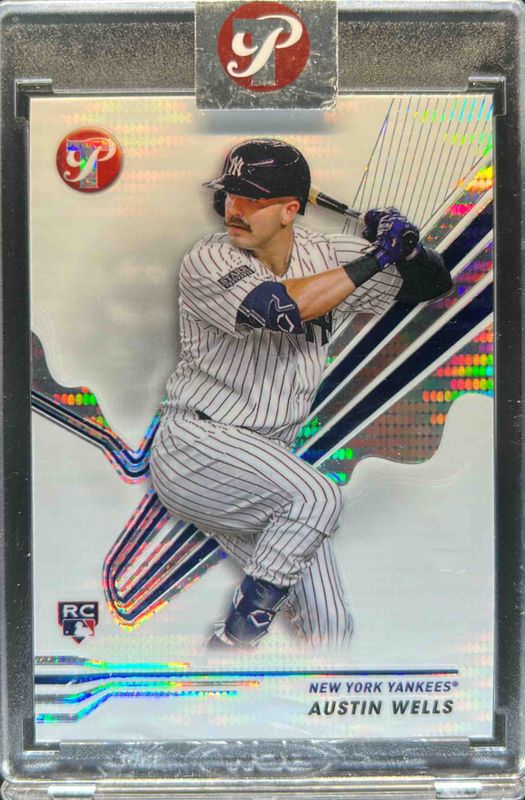 Austin Wells 2024 Topps Pristine #177 Pristine Refractor Rookie RAW