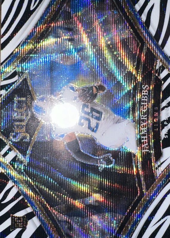 Jahmyr Gibbs 2023 Select #SS-JG Snapshots - Zebra /(SSP) Rookie RAW