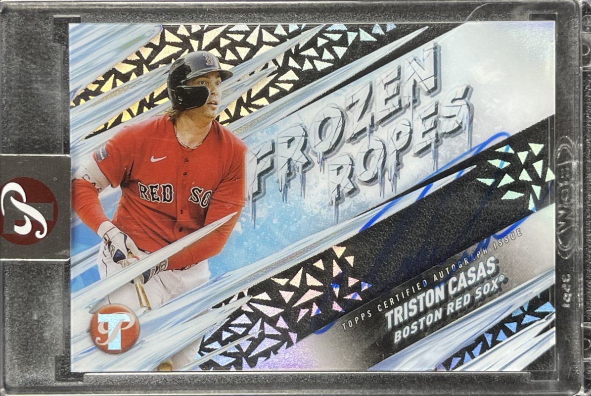 Triston Casas 2024 Topps Pristine #FRA-TC Frozen Ropes Autographs RAW