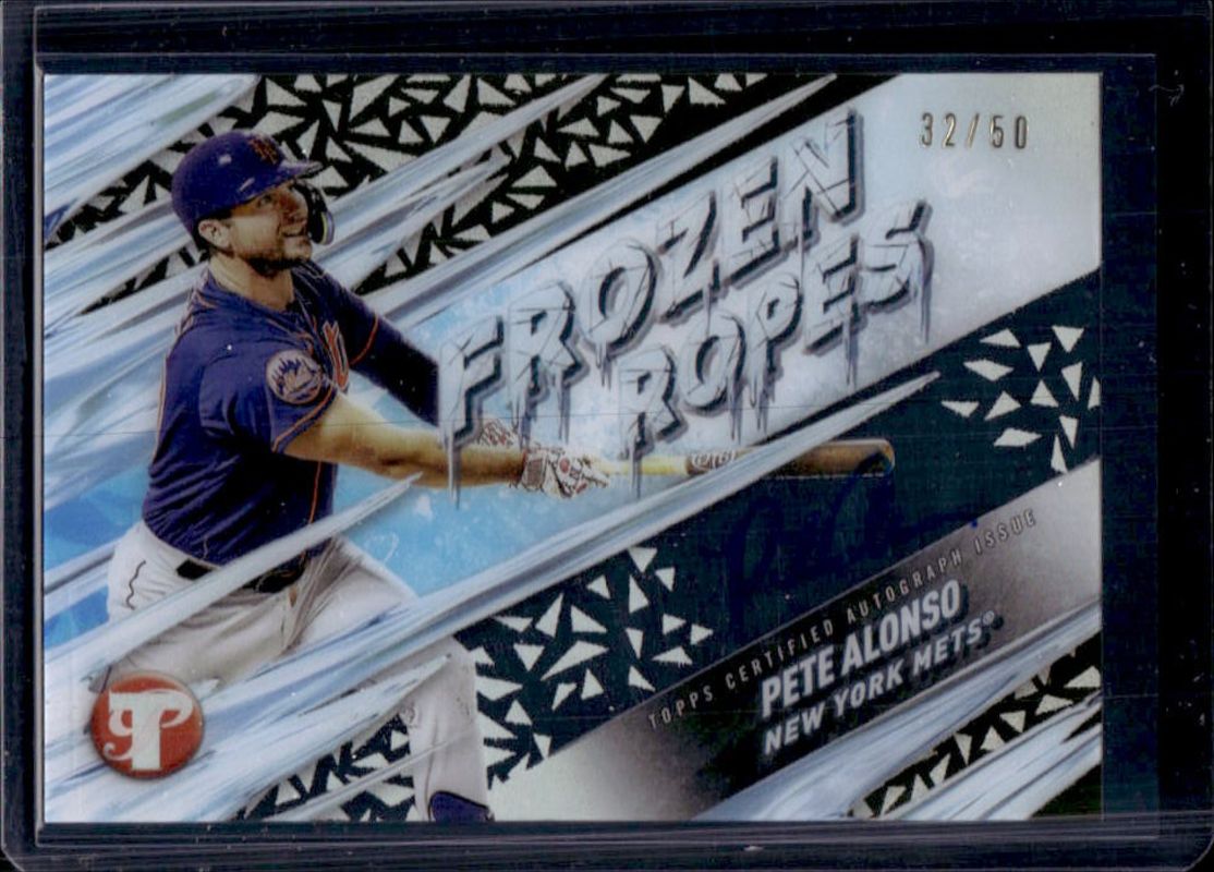 Pete Alonso 2024 Topps Pristine #FR-11 Frozen Ropes - Gold Refractor /50 RAW