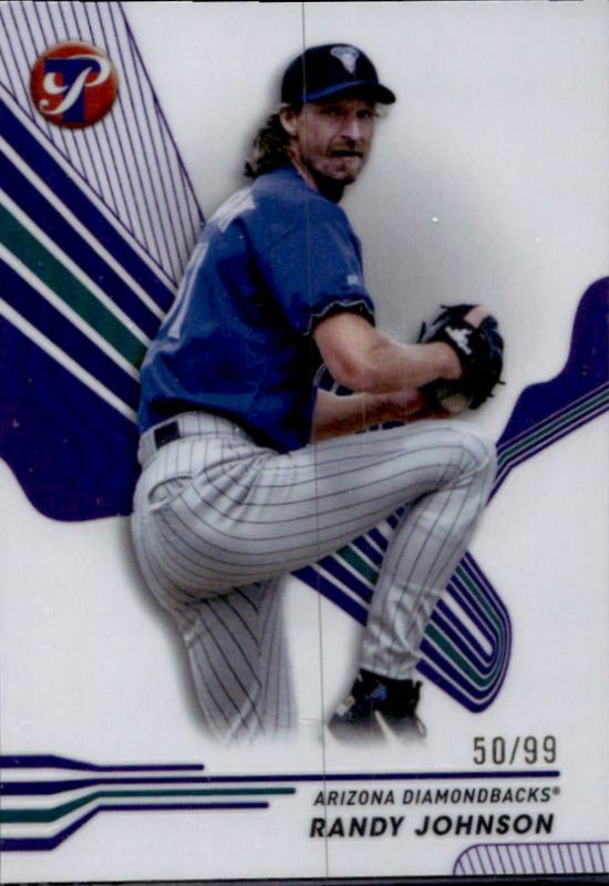 Randy Johnson 2024 Topps Pristine #14 Purple Refractor /99 RAW