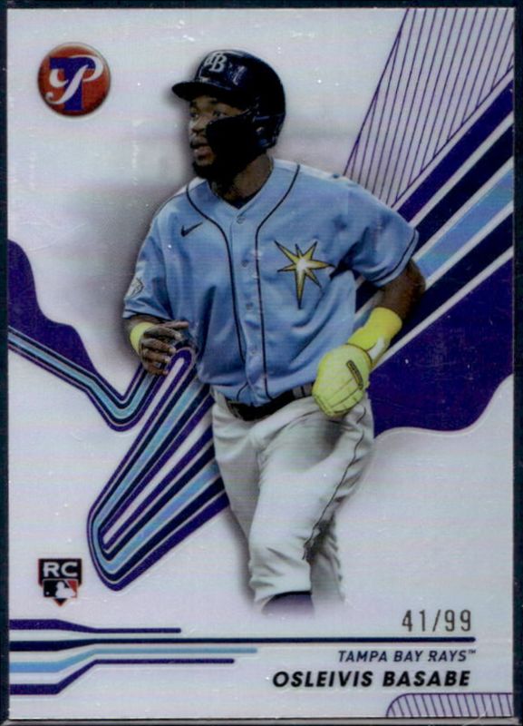 Osleivis Basabe 2024 Topps Pristine #239 Purple Refractor /99 Rookie RAW