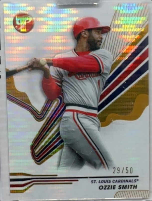Ozzie Smith 2024 Topps Pristine #243 Pristine Gold Refractor /50 RAW