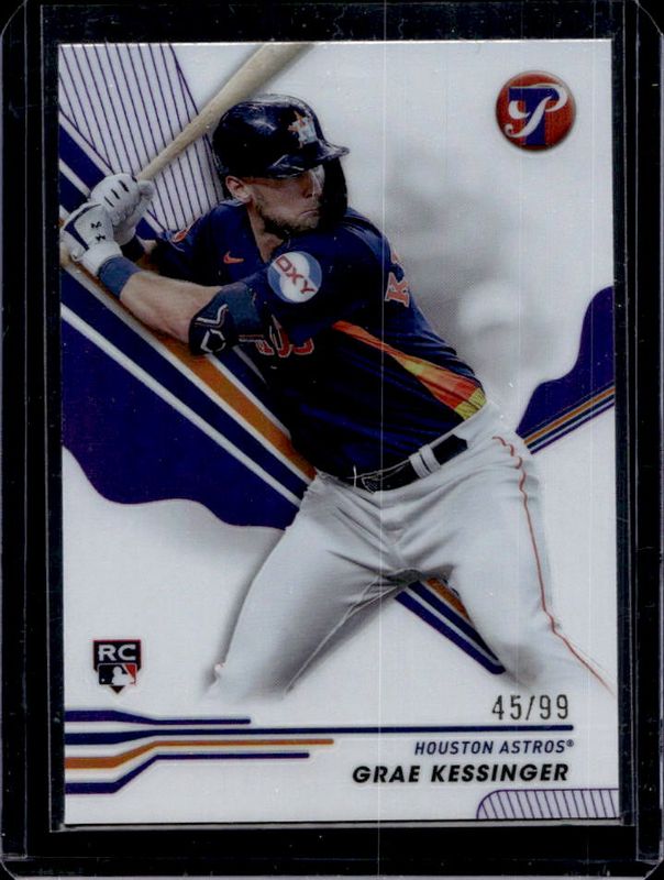 Grae Kessinger 2024 Topps Pristine #50 Purple Refractor /99 Rookie RAW