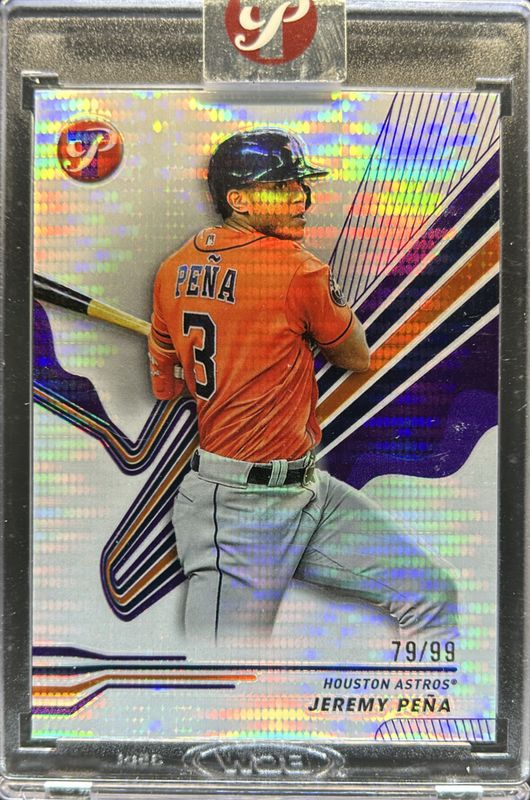 Jeremy Pena 2024 Topps Pristine #118 Pristine Purple Refractor /99 RAW