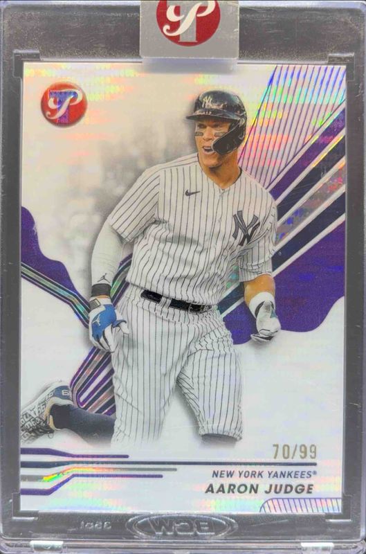 Aaron Judge 2024 Topps Pristine #116 Pristine Purple Refractor /99