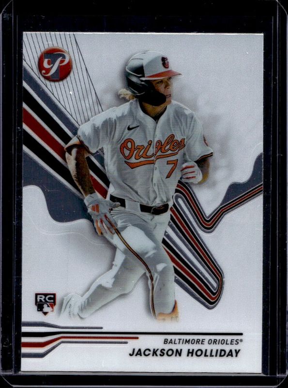 Jackson Holliday 2024 Topps Pristine #79 Base Rookie RAW