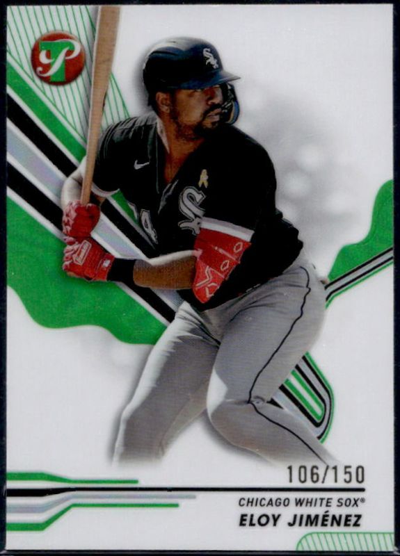 Eloy Jimenez 2024 Topps Pristine #70 Green Refractor /150 RAW