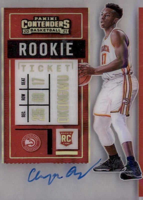 2020 Contenders #107 Rookie Ticket Auto - Clear Ticket (Facing Forward)
