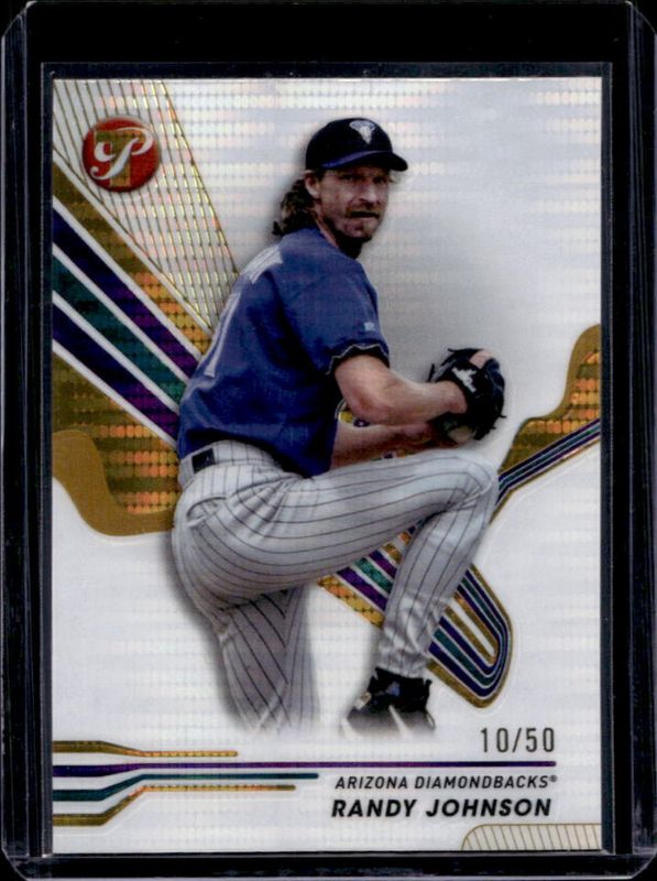 Randy Johnson 2024 Topps Pristine #14 Gold Refractor /50 RAW