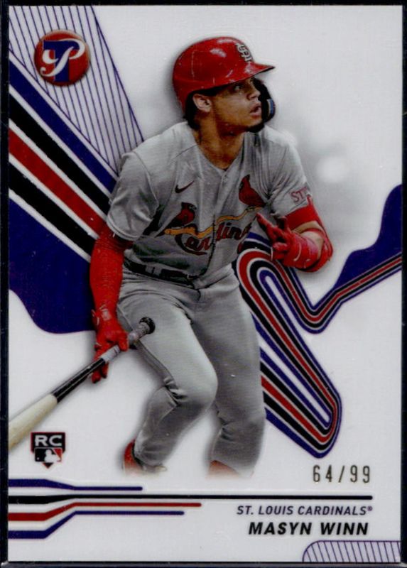Masyn Winn 2024 Topps Pristine #231 Purple Refractor /99 Rookie RAW