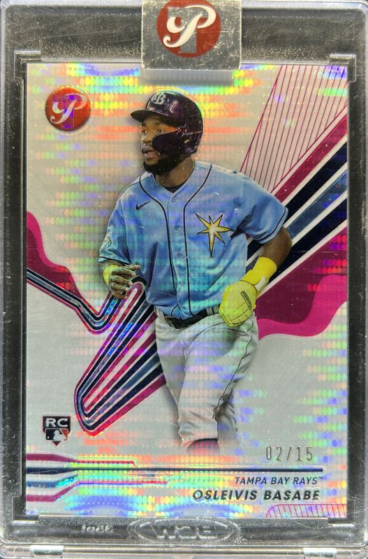Osleivis Basabe 2024 Topps Pristine #239 Pristine Pink Refractor /15 Rookie RAW