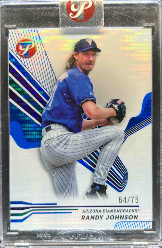 Randy Johnson 2024 Topps Pristine #14 Pristine Blue Refractor /75 RAW