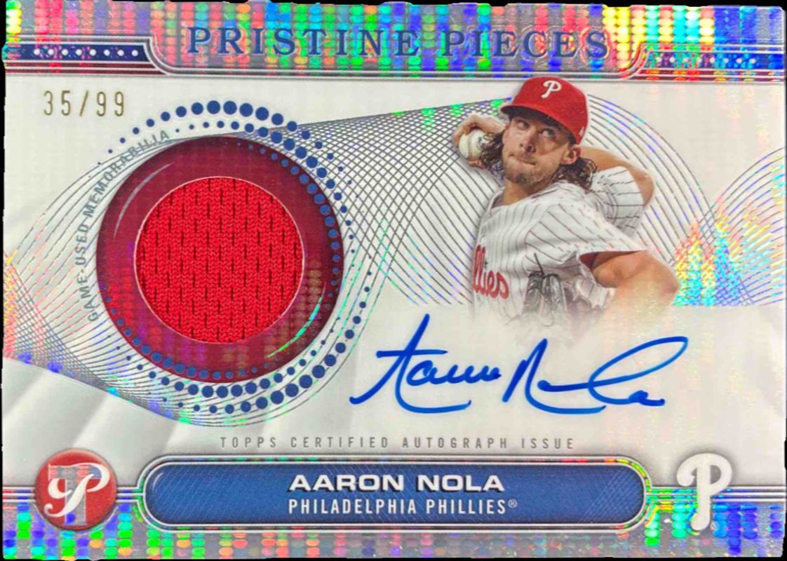 2024 Topps Pristine #PPAR-AN Pristine Pieces Autographs Relics - Pristine Refractor /99
