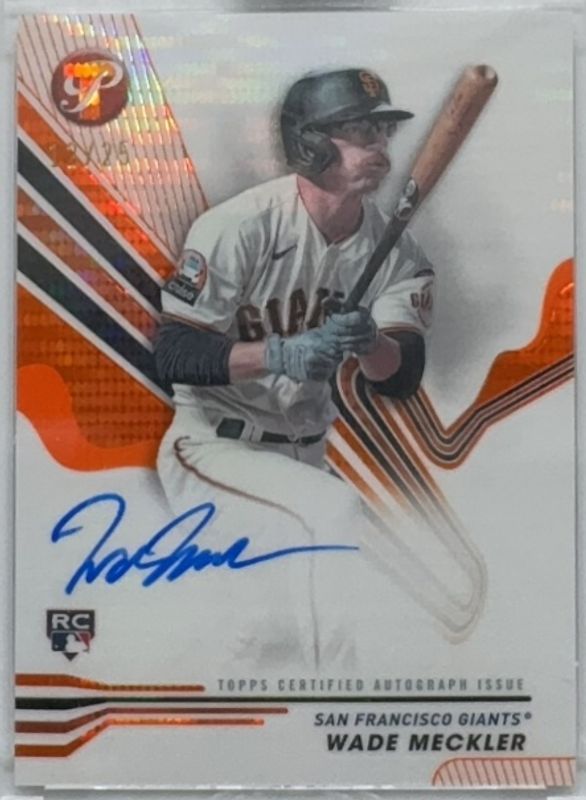 2024 Topps Pristine #PA-WM Pristine Autographs - Orange Pristine Refractor /25