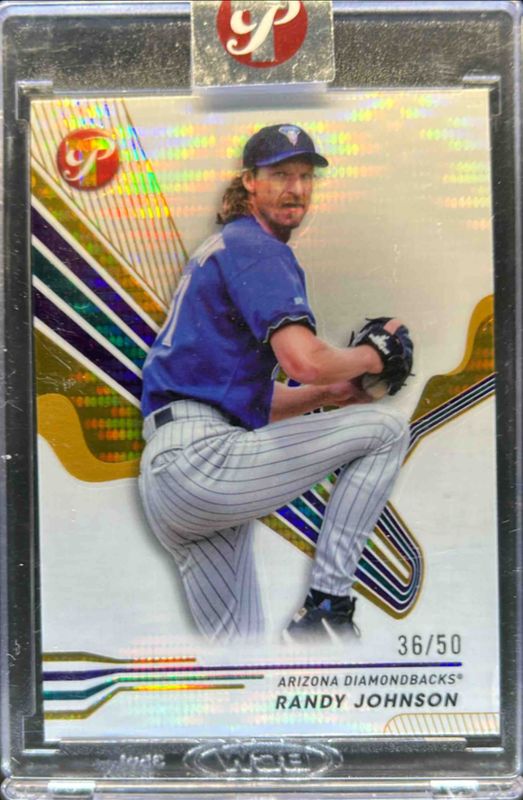 Randy Johnson 2024 Topps Pristine #14 Pristine Gold Refractor /50 RAW