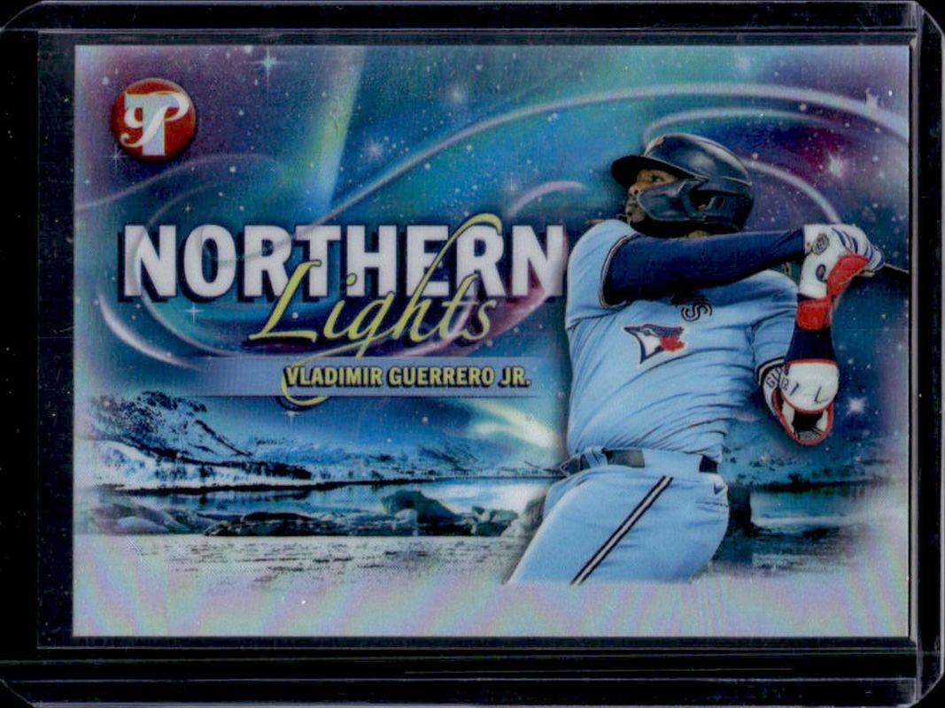 Aaron Judge / Bobby Witt Jr. / Vladimir Guerrero Jr. 2024 Topps Pristine #NL-15 Northern Lights RAW