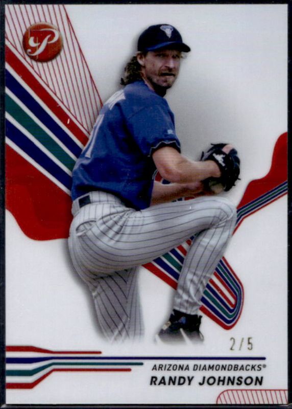 Randy Johnson 2024 Topps Pristine #14 Red Refractor /5 RAW