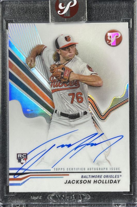 Jackson Holliday 2024 Topps Pristine #PA-JH Pristine Autographs Rookie RAW