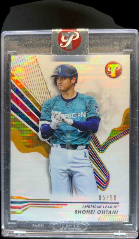 Shohei Ohtani 2024 Topps Pristine #293 Pristine Gold Refractor /50